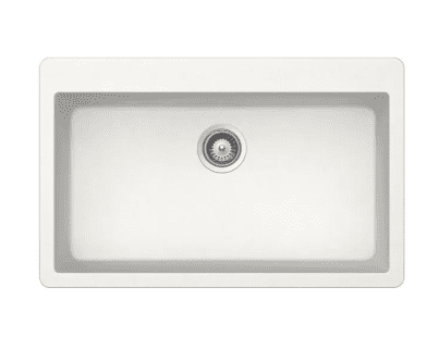 white granite composite sink